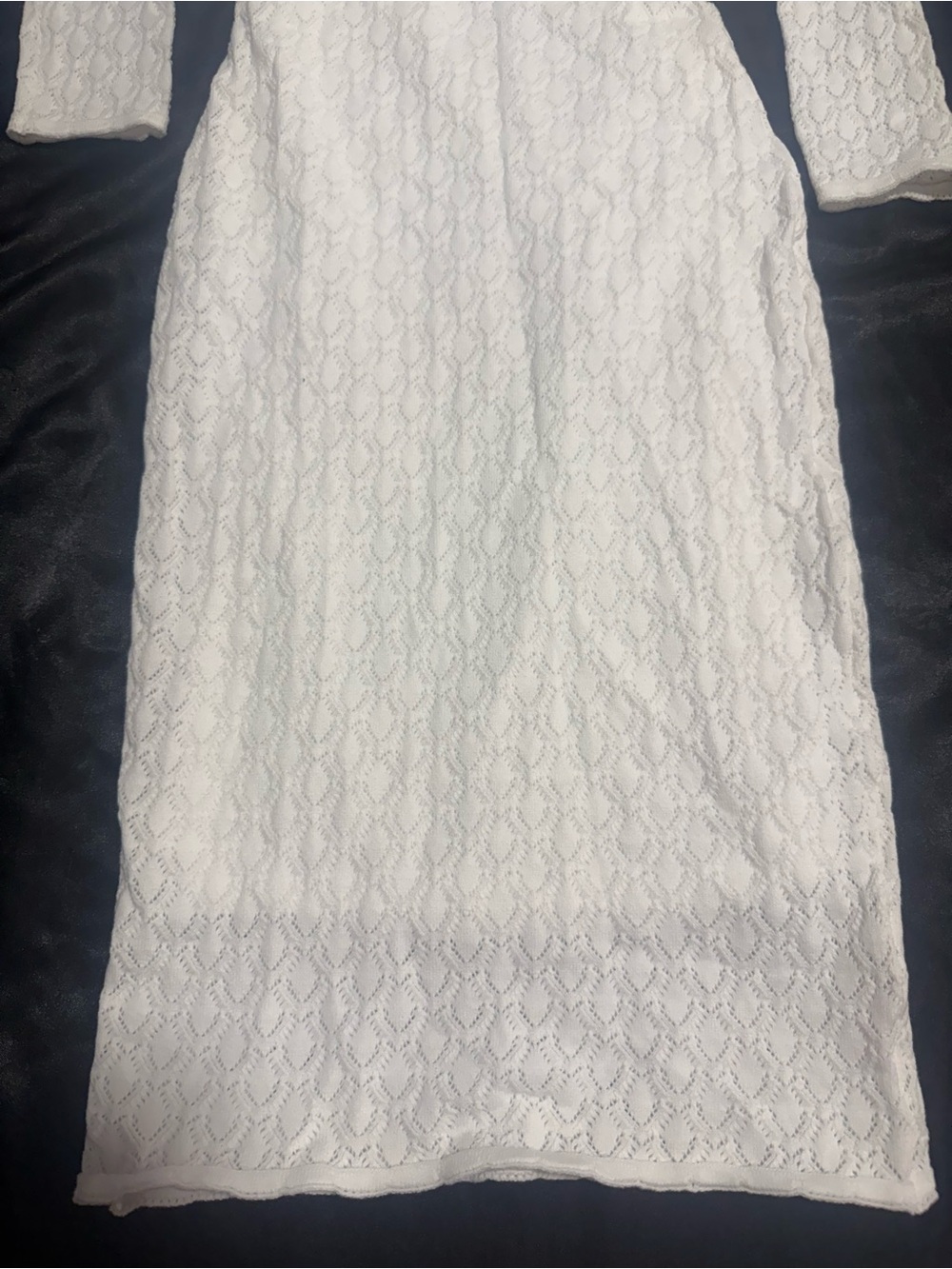 White Lace Midi Dress for Special Occasions Size XS Willow & Wind NWT - Picture 5 of 8